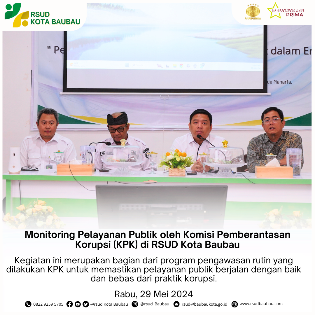 monitoring-pelayanan-publik-oleh-komisi-pemberantasan-korupsi-kpk-di-rsud-kota-baubau